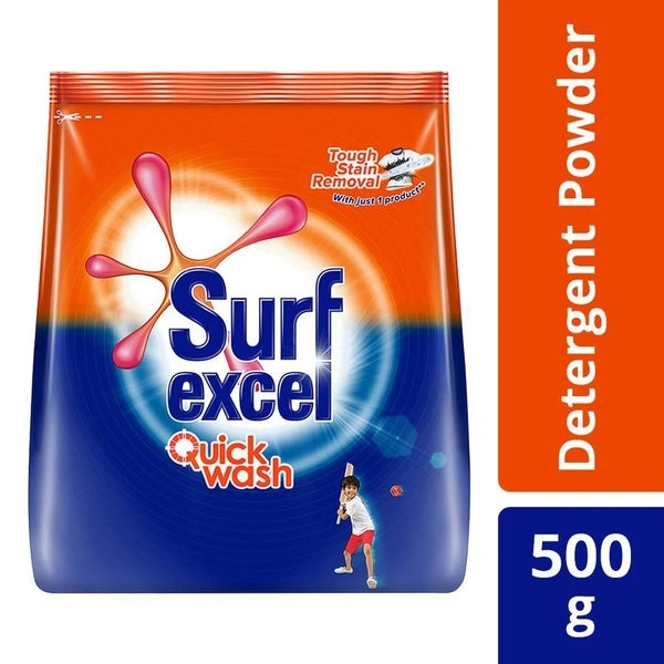Surf Excel Quick Wash Detergent Powder 500g